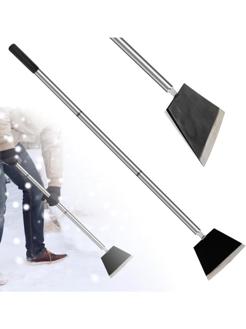 Versatile Garden Shovel & Floor Scraper Tool for Snow, Ice, and Dirt Removal